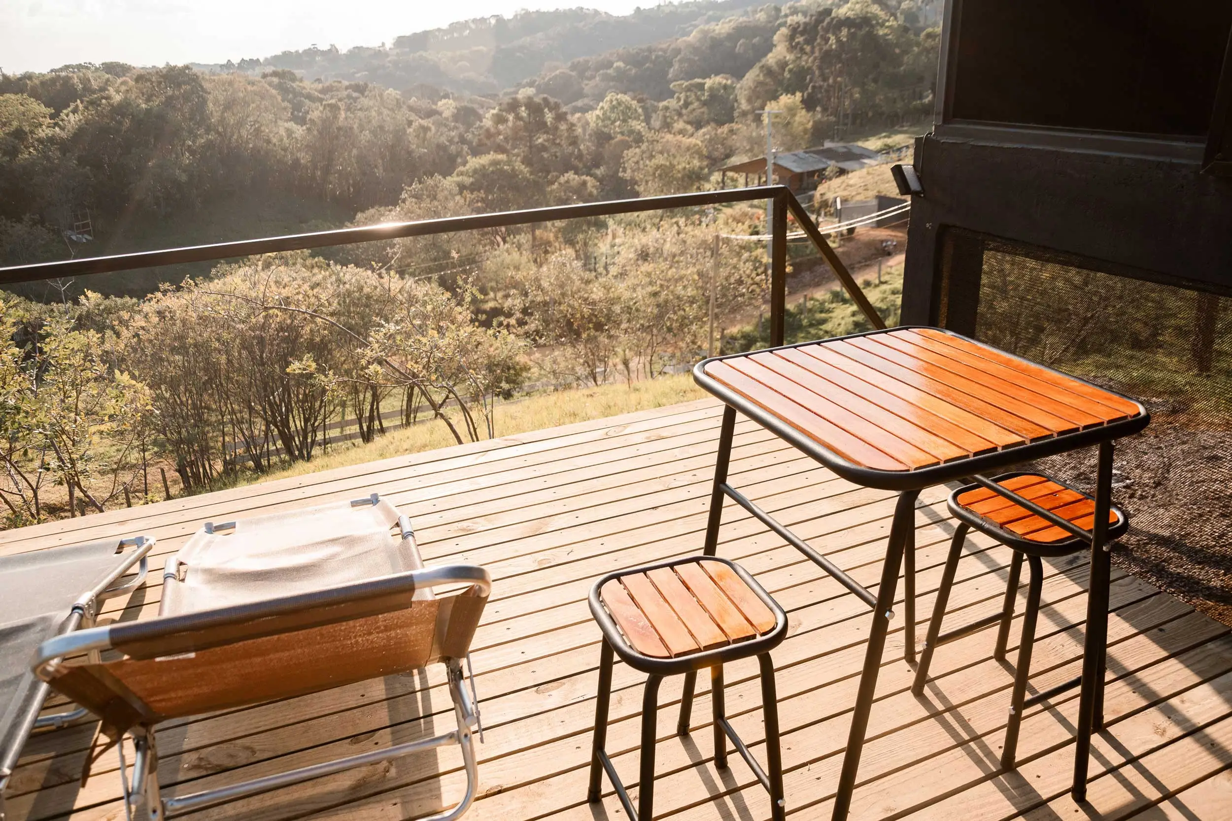 Coletivo Bambu a Pique - Cabana Vizu, deck